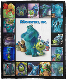 Monsters, Inc Blanket cartoon monsters inc Quilt Fleece Sherpa Throw Blanket VPM Cozy Plush Fleece Blanket - 50x60