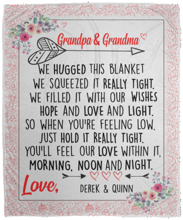 Derek & Quinn1 VPM Cozy Plush Fleece Blanket - 50x60