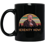 Serenity Now Vintage Retro Mug Gift Frank Costanza Seinfeld Coffee Mug 11oz, Serenity Now Coffee Mug Best Funny Gifts Sarcastic Mug