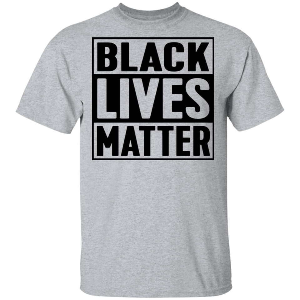 Black Lives Matter T-Shirt I Cant Breathe All Size (S-5XL) + Color  Black BLM - Mens