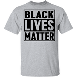 Black Lives Matter T-Shirt I Cant Breathe All Size (S-5XL) + Color  Black BLM - Mens