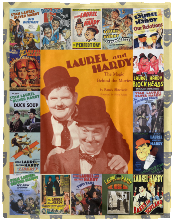 Laurel And Hardy Blanket, Laurel And Hardy Quilt, Fleece, Sherpa Blanket VPL Cozy Plush Fleece Blanket - 60x80