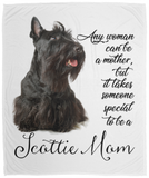 Scottie Mom VPM Cozy Plush Fleece Blanket - 50x60