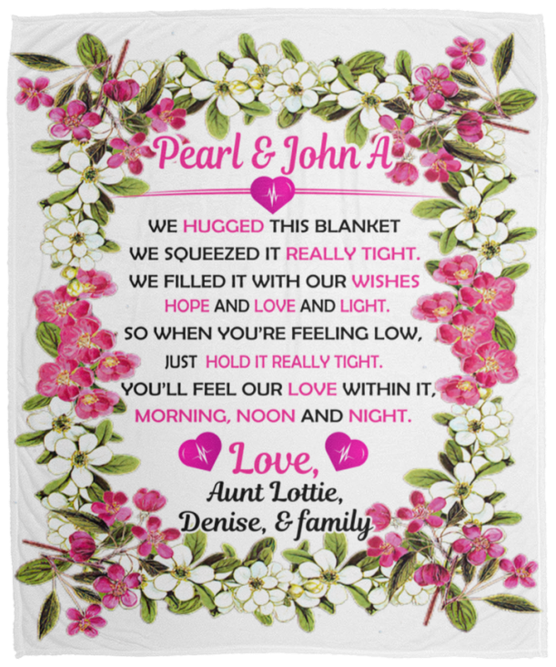 Aunt Lottie, Denise & family - VPM Cozy Plush Fleece Blanket - 50x60