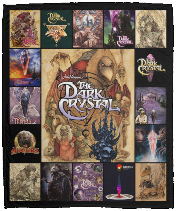 Dark Crystal Movie Blanket Dark Crystal Quilt Fleece Sherpa Blanket VPM Cozy Plush Fleece Blanket - 50x60