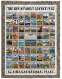 THE SHRIN FAMILY ADVENTURES - VPL Cozy Plush Fleece Blanket - 60x80