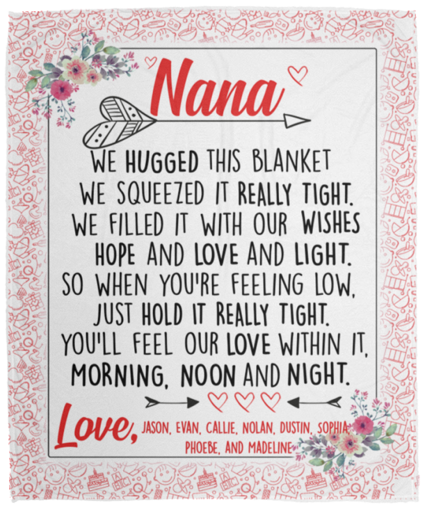 Jason, Evan, Callie, Nolan, Dustin, Sophia, Phoebe, and Madeline - VPM Cozy Plush Fleece Blanket - 50x60