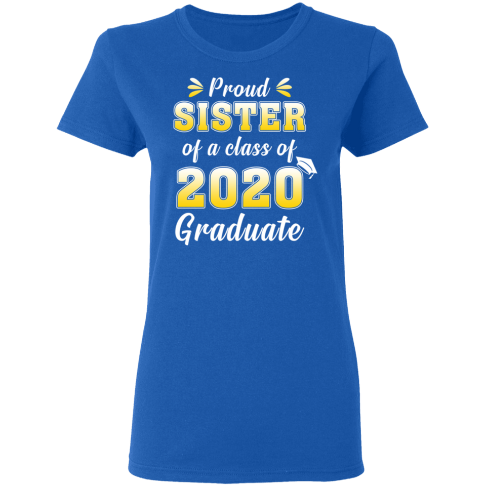 Proud Mom of A Class of 2020 Graduate Shirt Senior 2020 Quarantined