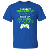 I Survived Quarantine Level Next Up second Grade Quarantined Youth Tshirt