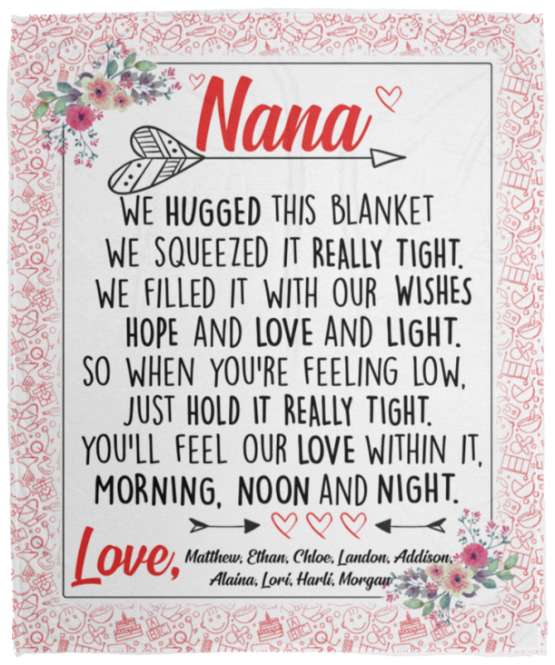 Matthew, Ethan, Chloe, Landon, Addison, Alaina, Lori, Harli, Morgan - VPM Cozy Plush Fleece Blanket - 50x60