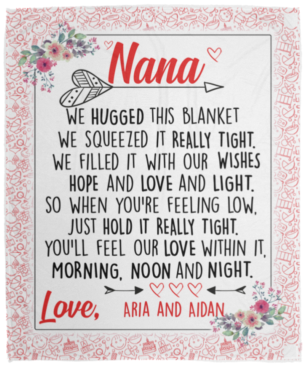 Aria and Aidan - VPM Cozy Plush Fleece Blanket - 50x60