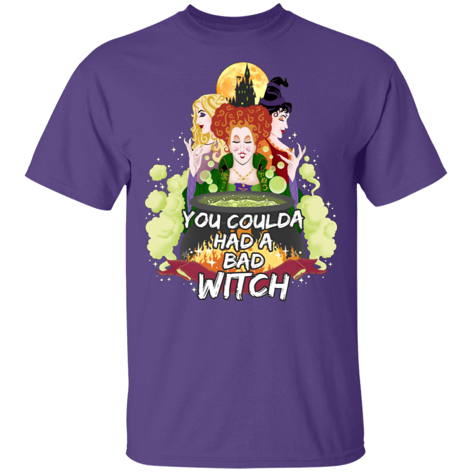 Funny Halloween you coulda had a bad witch Tee T-Shirt Men's T-Shirt