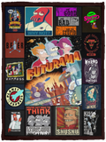 Futurama Blanket, Futurama Fleece, Sherpa Blanket VPS Cozy Plush Fleece Blanket - 30x40