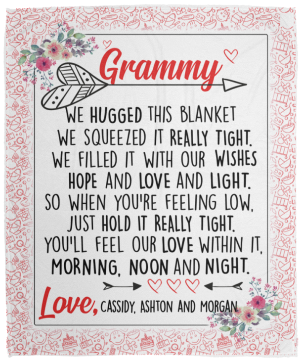 Cassidy, Ashton and Morgan -  VPM Cozy Plush Fleece Blanket - 50x60