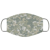 Jennifer Corrigan United States Army US Military Camouflage Camo Pattern Reusable Washable Face Mask Women Men for Dust Protection
