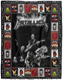 Metallica Blanket, Metallica Band Fleece, Sherpa Blanket For Fans VPL Cozy Plush Fleece Blanket - 60x80