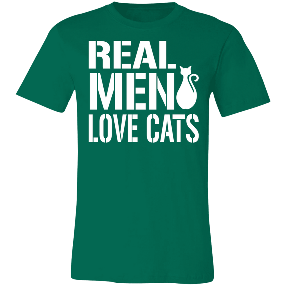 Real Men Love Cats Shirt Awesome Cats Lover T-Shirt