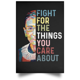 346831247 Vintage #Fight for The Things You Care About RBG Ruth Bader Ginsburg Quotes Poster Home Art Wall Art Posters Prints Livingroom Kitchen-Room No Frame (16x24) - B07V3WVRK6