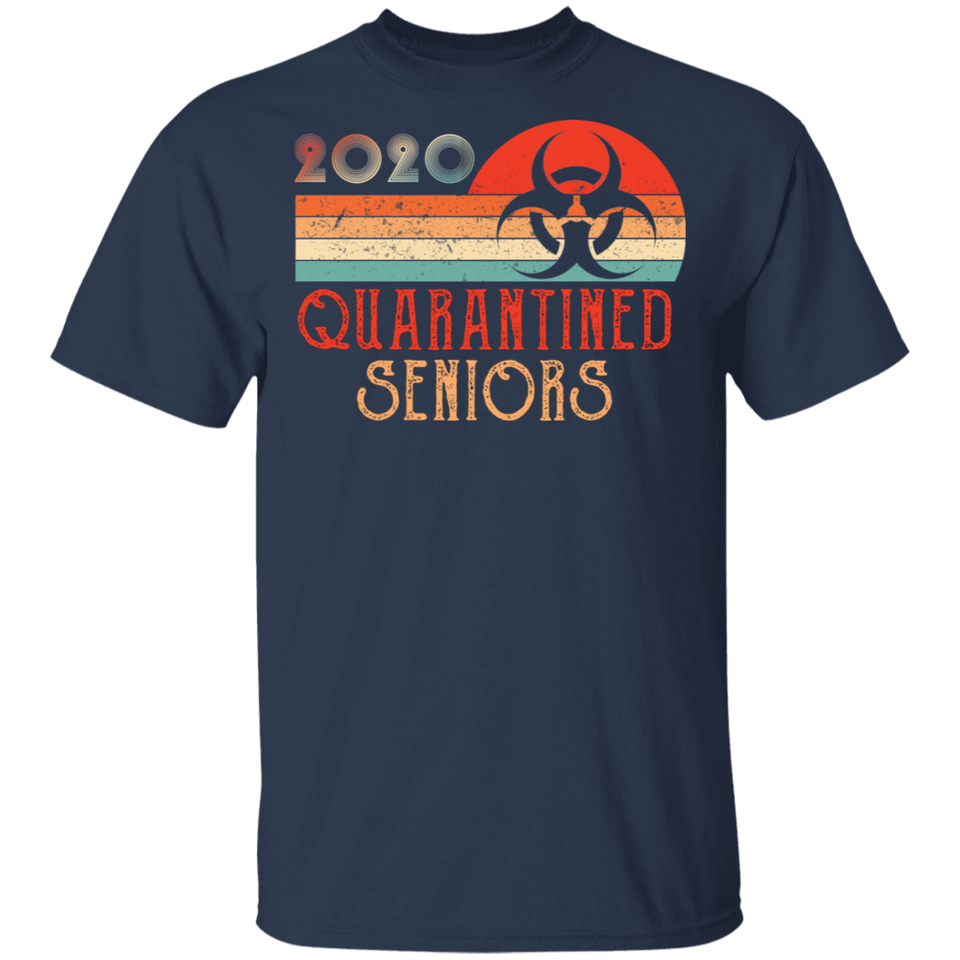 Vintage 2020 Quarantined Seniors T-Shirt, 2020 Quarantined Seniors Shirt