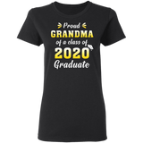 Proud Grandma of A Class of 2020 Graduate T-Shirt Senior 2020 Quarantined