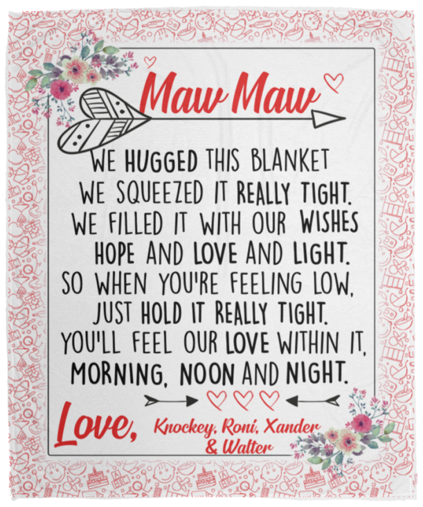 Knockey, Roni, Xander & Walter - VPM Cozy Plush Fleece Blanket - 50x60