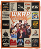 WKRP in Cincinnati Blanket, WKRP in Cincinnati TV Series Fleece, Sherpa Blanket VPM Cozy Plush Fleece Blanket - 50x60