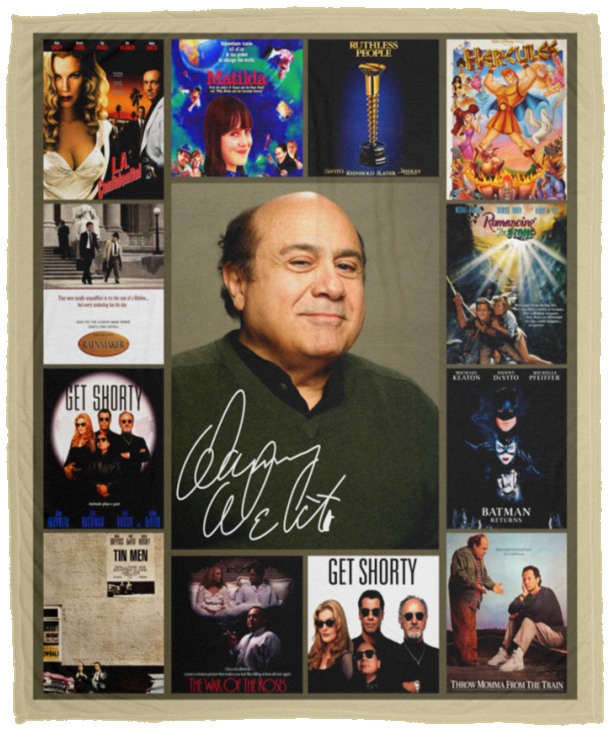 Danny Devito Blanket, Danny Devito Fleece, Sherpa Blanket for Bedroom - VPM Cozy Plush Fleece Blanket - 50x60