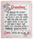 Matthew and William - VPM Cozy Plush Fleece Blanket - 50x60