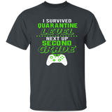 I Survived Quarantine Level Next Up second Grade Quarantined Youth Tshirt