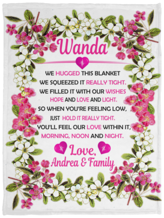 Andrea & Family - VPS Cozy Plush Fleece Blanket - 30x40