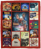 Back To The Future Blanket, Back To The Future Movie Fleece, Sherpa Blanket VPM Cozy Plush Fleece Blanket - 50x60