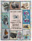 Photography Lover Blanket, Quilt, Fleece, Sherpa Blanket - VPL Cozy Plush Fleece Blanket - 60x80