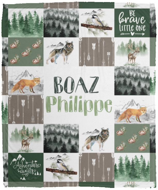 Boaz Philippe VPM Cozy Plush Fleece Blanket - 50x60