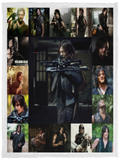 Daryl Dixon The Walking Dead Show Blanket, Daryl Dixon Fleece, Sherpa Blanket VPS Cozy Plush Fleece Blanket - 30x40