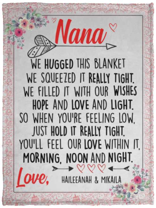 Haileeanah & Mikaila 30x40 cc VPS Cozy Plush Fleece Blanket - 30x40
