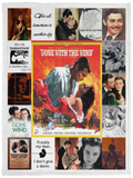 Gone With The Wind Blanket Quilt Fleece Sherpa Throw Blanket Gone with the Wind VPS Cozy Plush Fleece Blanket - 30x40