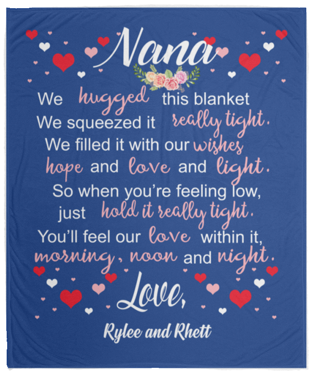 Rylee and Rhett 2 VPM Cozy Plush Fleece Blanket - 50x60