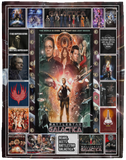Battlestar Galactica Fleece, Sherpa Blanket, Battlestar Galactica TV Series VPL Cozy Plush Fleece Blanket - 60x80
