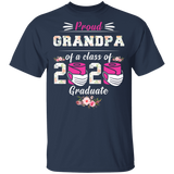 Proud Grandpa of A Class of 2020 Graduate T-Shirt Quarantined Floral Shirt
