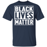 Black Lives Matter T-Shirt I Cant Breathe All Size (S-5XL) + Color White BLM - Mens