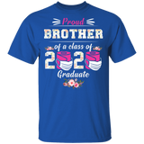 Proud Brother of A Class of 2020 Graduate T-Shirt Quarantined Floral Shirt