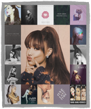 Ariana Grande Blanket Quilt Supersoft Fleece Sherpa for Bedroom Living Room - VPM Cozy Plush Fleece Blanket - 50x60