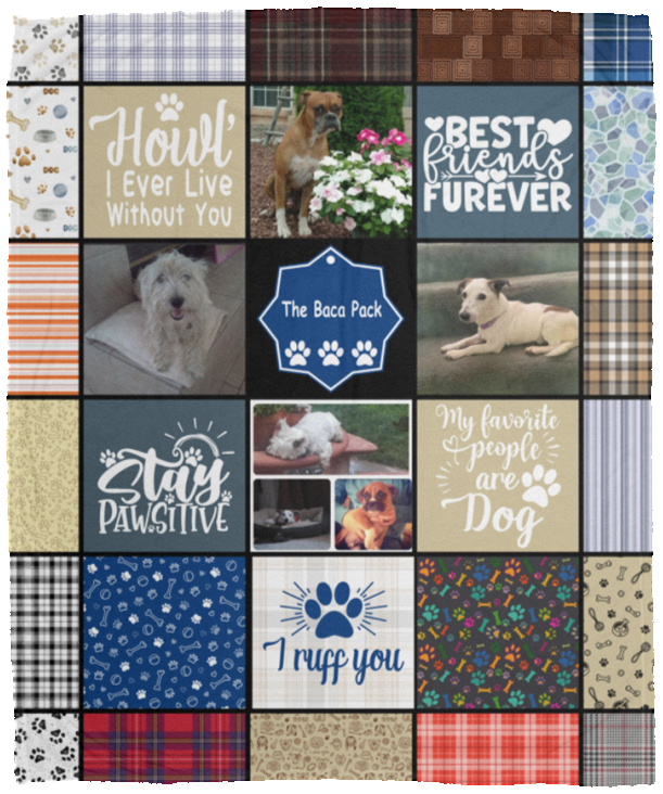 The Baca Pack - VPM Cozy Plush Fleece Blanket - 50x60