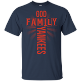 Funny Yankees T Shirt, Men's New York Yankees Tshirt, God Family Yankees G200 Gildan Ultra Cotton T-Shirt