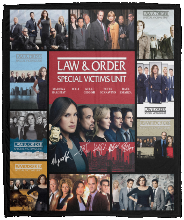 Law & Order Special Victims Unit Blanket, TV Series Fleece, Sherpa Blanket V2 - VPM Cozy Plush Fleece Blanket - 50x60