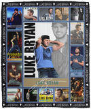Luke Bryan Blanket, Luke Bryan Fleece, Sherpa Blanket For Fans Luke Bryan 50x60 ( TK lai) VPM Cozy Plush Fleece Blanket - 50x60