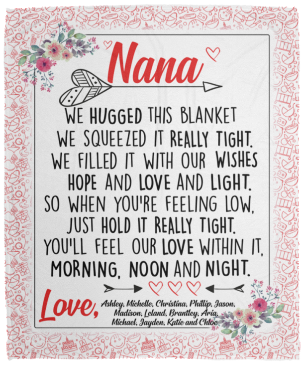 Ashley, Michelle, Christina, Phillip, Jason, Madison, Leland, Brantley and Aria - VPM Cozy Plush Fleece Blanket - 50x60
