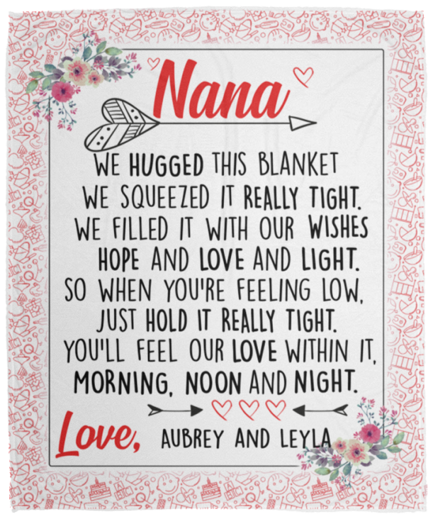 Aubrey and Leyla - VPM Cozy Plush Fleece Blanket - 50x60