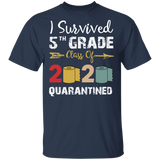 5th Grade Class of 2020 Quarantined Graduation I Survived 5th Grade Shirt
