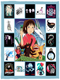 Spirited Away Blanket, Spirited Away Fleece, Sherpa Blanket - VPS Cozy Plush Fleece Blanket - 30x40